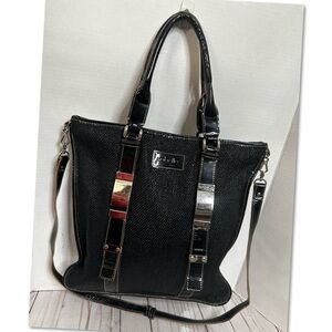 SOBELLA DOUBLE HANDLES NYLON PURSE